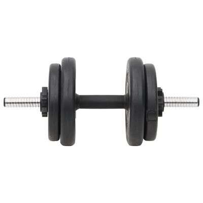 vidaXL Curl Barbell and Dumbbell with Plates 60 kg