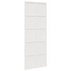 vidaXL Barn Door White 80x208 cm Solid Wood Pine