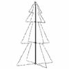 vidaXL Christmas Cone Tree 160 LEDs Indoor and Outdoor 78x120 cm