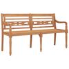 vidaXL Batavia Bench 150 cm Solid Wood Teak