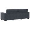 vidaXL 3-Seater Sofa Dark Grey 220x78x84 cm Velvet