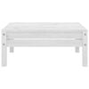 vidaXL 7 Piece Garden Lounge Set White Solid Pinewood