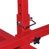 vidaXL Mobile Axle Stand Red