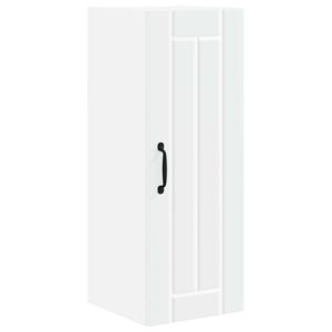 vidaXL Wall Cabinet LUCCA White 30 x 31 x 80 cm Engineered Wood