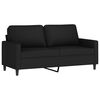 vidaXL 3 Piece Sofa Set with Cushions Black Velvet