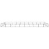 vidaXL Dog Kennel Black 40 m² Steel