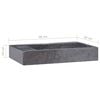vidaXL Sink Black 58x39x10 cm Marble