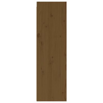 vidaXL Wall Cabinet Honey Brown 30x30x100 cm Solid Pinewood