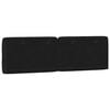 vidaXL Headboard Cushion Black 152 cm Queen Velvet