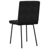 vidaXL Dining Chairs 6 pcs Black Velvet