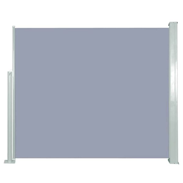 vidaXL Retractable Side Awning 120 x 300 cm Grey