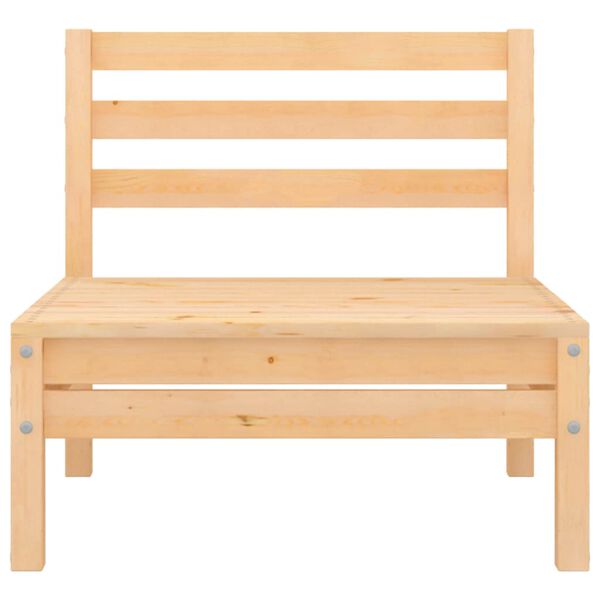 vidaXL 3 Piece Garden Lounge Set Solid Pinewood