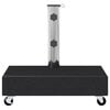 vidaXL Umbrella Base Black 45x25x8 cm Granite