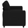 vidaXL 2-Seater Sofa Black 140 cm Fabric