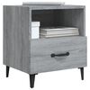 vidaXL Bedside Cabinet Grey Sonoma Engineered Wood