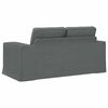 vidaXL Sofa Dark Grey 162 x 80 x 82 cm Fabric