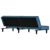 vidaXL Sofa Bed Black Velvet