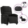 vidaXL Electric Recliner Chair Black Fabric