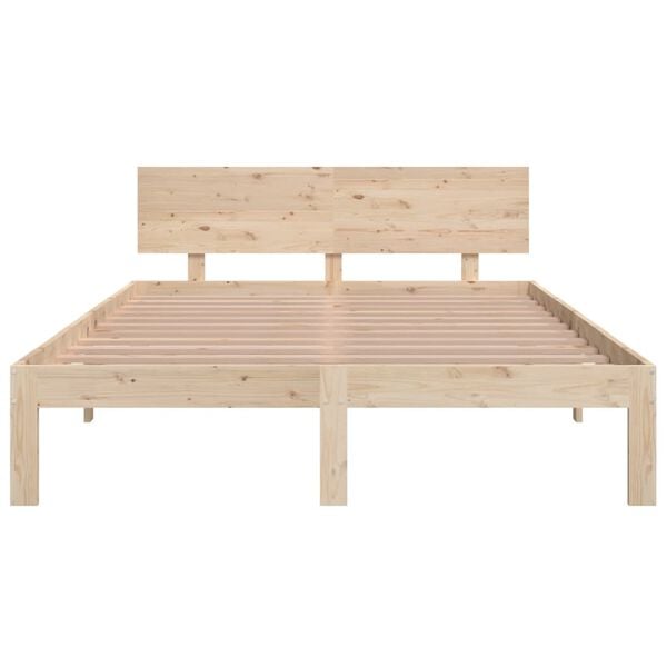 vidaXL Bed Frame without Mattress 135x190cm Double