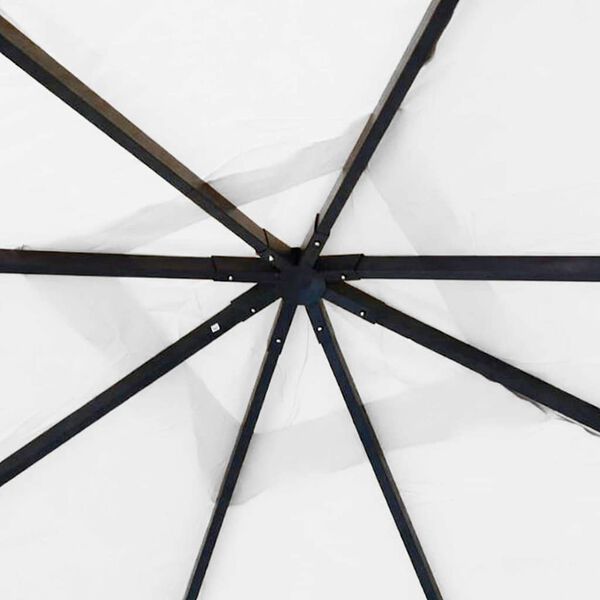 vidaXL Gazebo 4x4x3 m White 180 g/m&sup2;