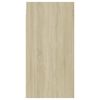 vidaXL TV Cabinets 2 pcs Sonoma Oak 30.5x30x60 cm Engineered Wood