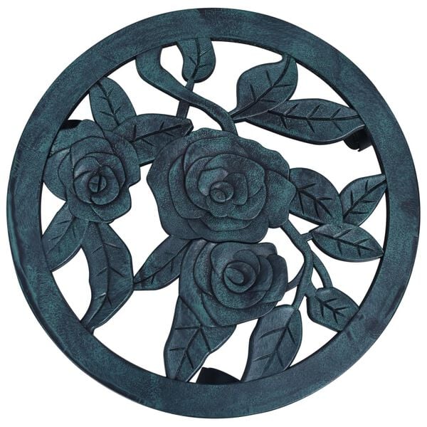 vidaXL Plant Trolleys 6 pcs Green 38 cm Plastic