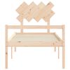 vidaXL Senior Bed without Mattress Single Solid Wood