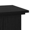 vidaXL Plant Stand Black Oak 33 x 33 x 80 cm Engineered wood
