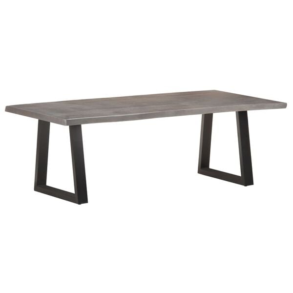 vidaXL Coffee Table with Live Edges 115x60x40 cm Solid Acacia Wood