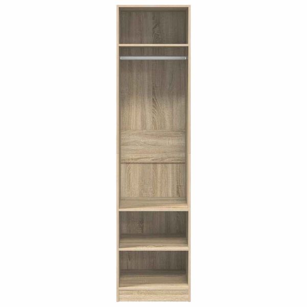 vidaXL Wardrobe Sonoma Oak 50x50x200 cm Engineered Wood