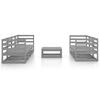vidaXL 8 Piece Garden Lounge Set Grey Solid Pinewood
