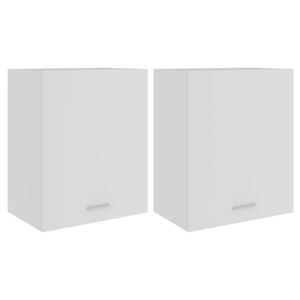 vidaXL Hanging Cabinets 2 pcs "Lyon" White 50x31x60 cm Engineered Wood