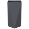 vidaXL Planter 2 pcs Anthracite 40 x 40 x 75 cm Steel