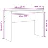 vidaXL Desk with Drawer 2 pcs White
