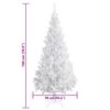 vidaXL Artificial Pre-lit Christmas Tree with Ball Set 180cm 620 Branches