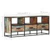 vidaXL TV Cabinet 110x30x45 cm Solid Reclaimed Wood