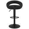 vidaXL Bar Stools 2 pcs Black Velvet
