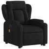 vidaXL Electric Stand up Massage Recliner Chair Black Fabric