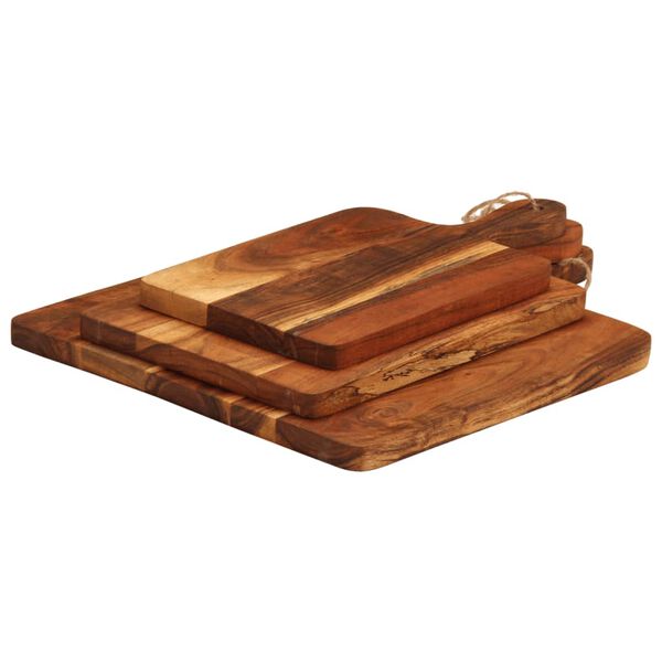 vidaXL Chopping Board 3pcs Solid Wood Acacia