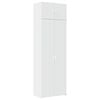 vidaXL Storage Cabinet White 70x42.5x225 cm Engineered Wood