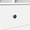 vidaXL Highboard with Drawer White 45.5 x 34 x 127 cm Engineered wood