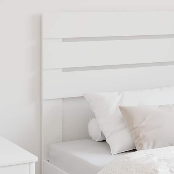 vidaXL Headboard with Headboard White 90 cm Engineered wood