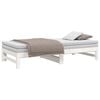 vidaXL Pull-out Day Bed without Mattress White 2x(90x190) cm