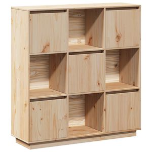 vidaXL Highboard | Natural Pine | Solid Pine Wood | Large | Highboard