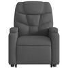 vidaXL Stand up Recliner Chair Dark Grey Fabric