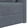 vidaXL Floor Sofa Bed Dark Grey 213 x 70 x 77 cm Velvet