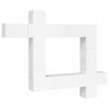 vidaXL 9 Piece TV Cabinet Set High Gloss White Engineered Wood