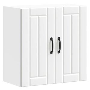 vidaXL Kitchen Wall Cabinet Lucca White Engineered Wood