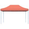 vidaXL Foldable Party Tent Pop-Up Terracotta 440x292x315 cm