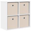 vidaXL Sideboard with Drawer White 59.5 x 27 x 57 cm